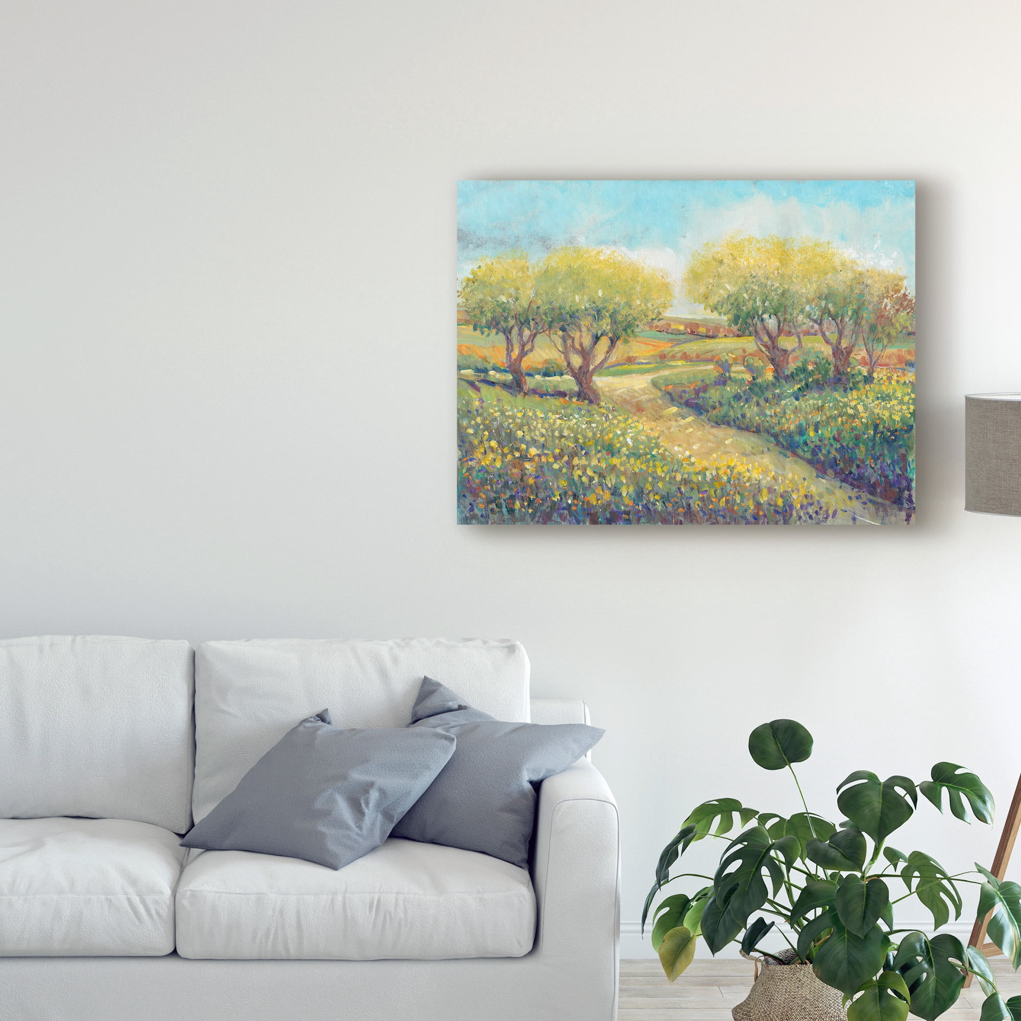 Trademark Fine Art 'Garden Path II' Canvas Art by Tim OToole