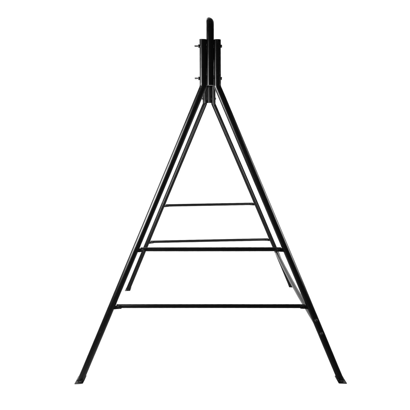 Upgraded Metal Porch Swing Stand With Heavy Duty 660 Lb Weight Capacity Steel Swing Frame With