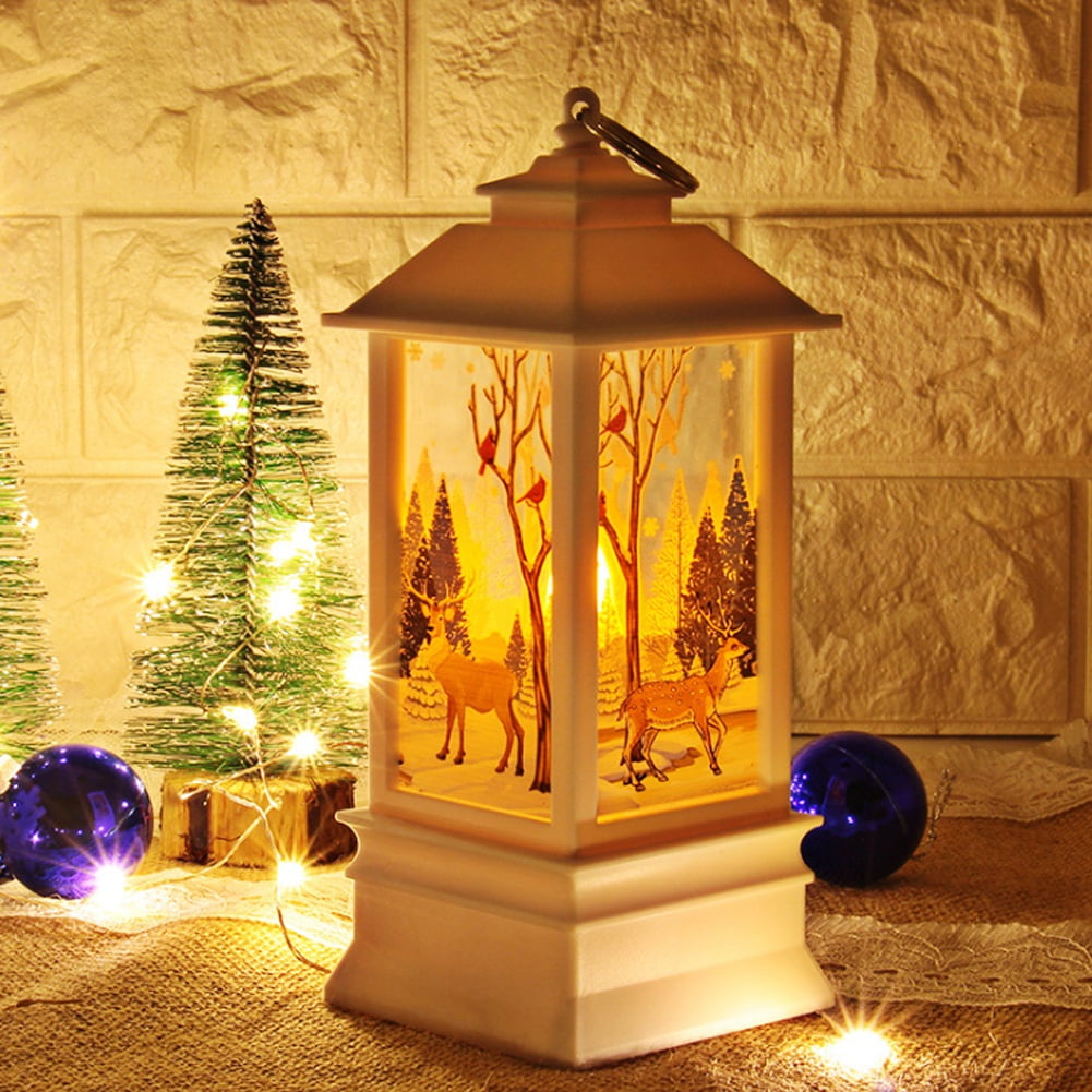1pcs Christmas Candle Holder Lantern 売れ筋介護用品も！