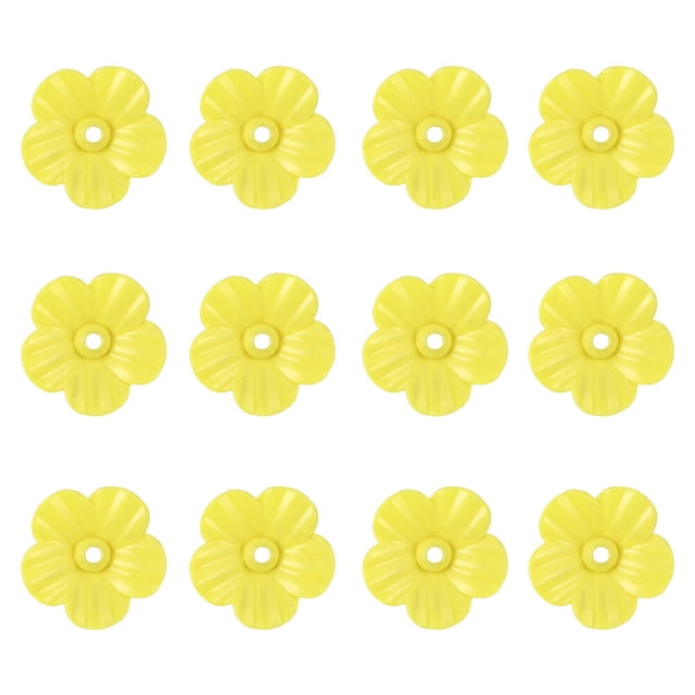 20pcs Botella de alimentación de agua de colibrí Botella reemplazable Flor de plástico Decoración del alimentador