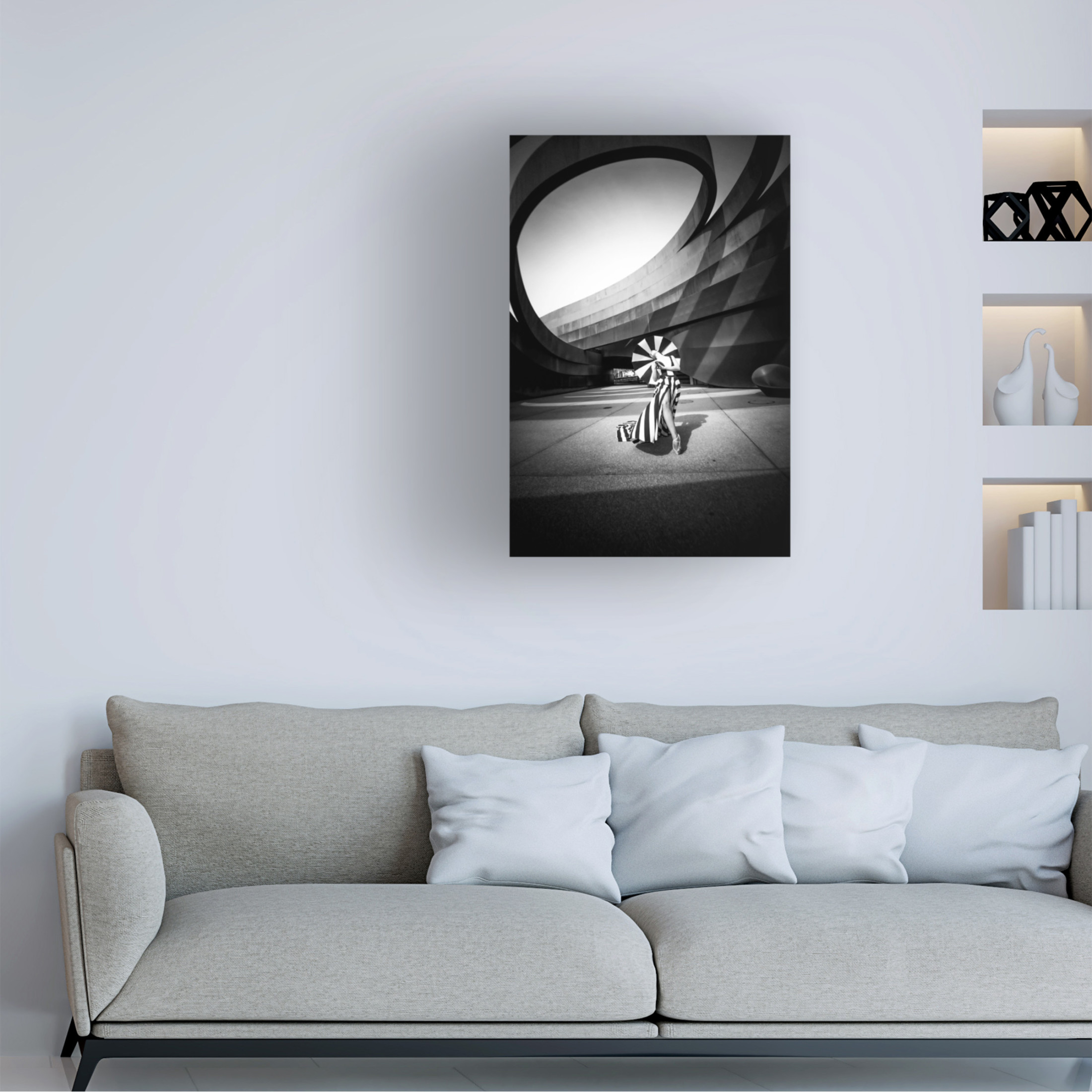 Trademark Fine Art Dekel Abu With the wind Canvas Wall Art