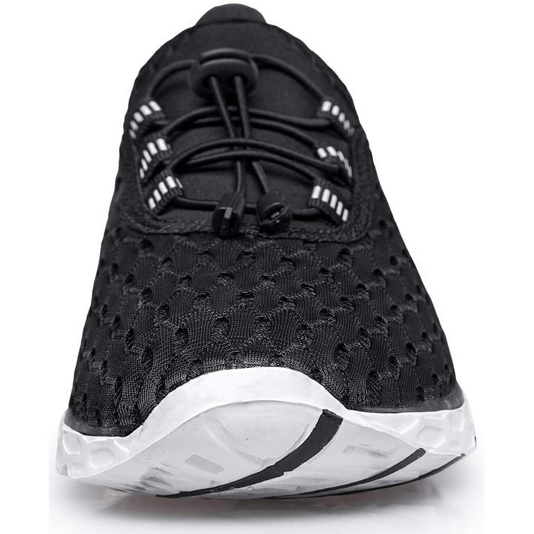 DOUSSPRT Women s Water Shoes Quick Drying Sports Aqua Shoes Blackwhite Size 8 C30
