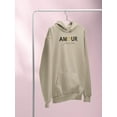 thumbnail image 3 of Amour Je'taime Paris Hoodie Women -Image by Shutterstock, Female Medium, 3 of 4