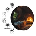 thumbnail image 4 of Bingfone Cabine de Trou d'Arbre Confortable pour Pneu de Rechange Protecteurs de Roues Universels Résistants aux Intempéries pour Véhicule Récréatif Remorque de Voyage SUV Camion-14 Pouces, 4 of 6