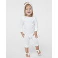 thumbnail image 3 of RABBIT SKINS Baby Long Sleeve Long Leg Bodysuit Boy & Girl | Newborn 0-3 to 24 Months, White, 6 Months, 3 of 6