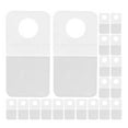 thumbnail image 6 of Raindrops 100Pcs Small Clear Adhesive Hanging Tabs With Round Hole For Retail Shops And Heavy Duty Display Storage Business Shops Offices Home, 6 of 8