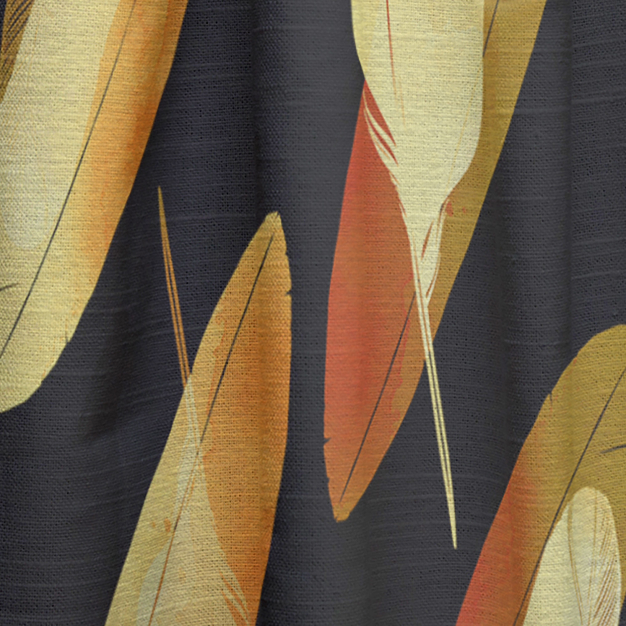 Designart 'Bird Feathers VI' Southwestern Curtain Panel