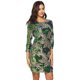thumbnail image 1 of Vestido ajustado con lentejuelas para mujer 3/4 Mangas O Cuello Fiesta de noche Mini vestido in MABOTO Vestido de manga tres cuartos, 1 of 7