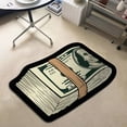 thumbnail image 6 of Jiibva Dollar Bill Rug Money Shaped Carpet Personality Money Rug Dollar Mat Art Floor Mat Decoration for Bedroom, Living Room and Study, 6 of 7