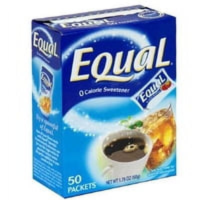 Equal 0 Calorie Sweetner Packets - 50 Ea, 3 Pack
