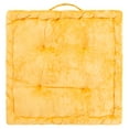 thumbnail image 4 of SAFAVIEH Belia Solid Floor Pillow, 18" x 18", Yellow, 4 of 6