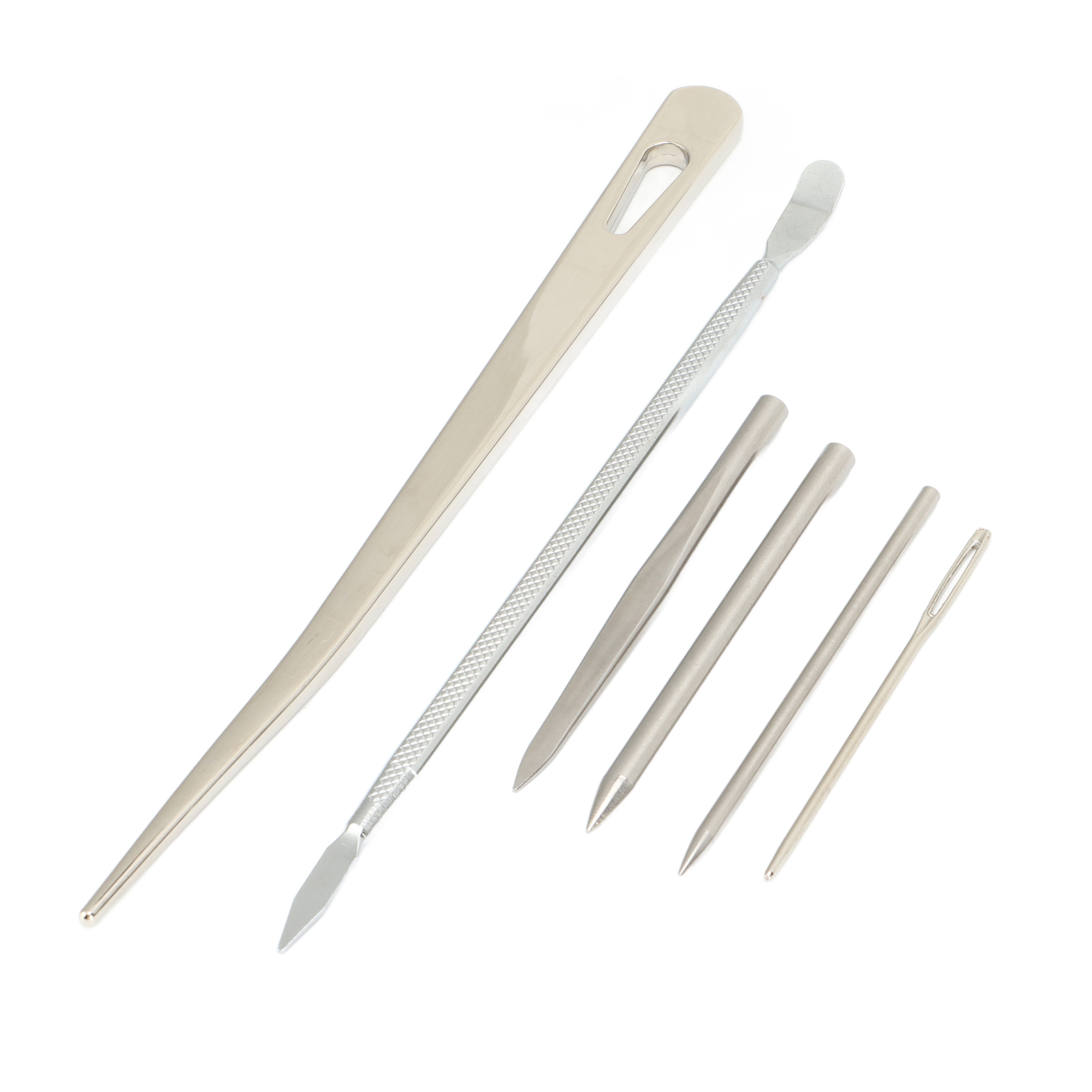 Kit 6 Pièces Aiguilles Paracorde Avec Sac - Aiguilles De Différentes Tailles + Outil De Lissage, Pour DIY