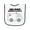White and Navy, variant on Inktastic My Dad Saves Lives Ambulance Baby Terry Cloth Bib