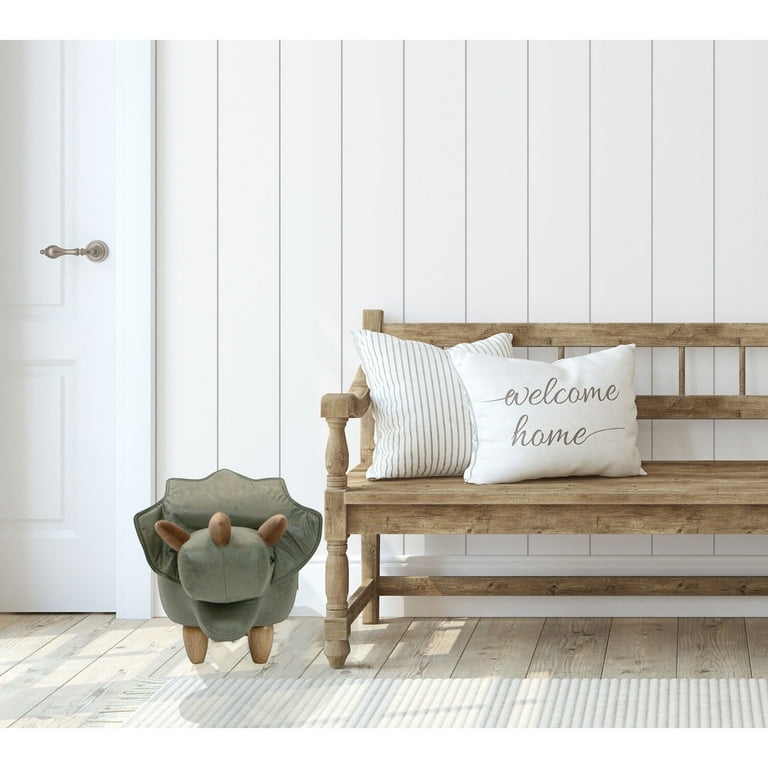 Critter Sitters 14-In. Seat Height Green Triceratops