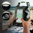 thumbnail image 2 of Pelican Marine IP68 Waterproof Dry Bag (5L) w/ Built-in Phone Pouch - Travel, Kayak & Camping Accessories - Black/Yellow, 2 of 7