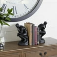 thumbnail image 3 of DecMode 5" The Thinker People Black Polystone Bookends (Set of 2), 3 of 8