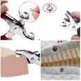 thumbnail image 4 of 200pcs Metal Snaps Buttons Pliers Set Snap Fasteners Kit Tool Metal Sewing Buttons Press Studs Snap for Sewing Clothing Crafting, 4 of 5