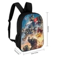 thumbnail image 2 of Transformers Backpack, 17-Inch Laptop Backpack, High Capacity Backpack For College Travel, Lightweight Daybackpack, 2 of 9