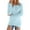 Sky Blue #005, variant on Mohiass Fluffy Fuzzy Sweater for Women Casual Crewneck Loose Long Sleeve Pullover Tops Winter Warm Baggy Jumper Sweaters Blue S