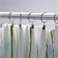 thumbnail image 2 of 60 Pack Rustproof Round Curtain Rings 1.26 Inch Inner Diameter Solid Steel Curtain Drape Sliding Eyelet Rings Drapery Rings Window Hardware Clip Rings-week, 2 of 4