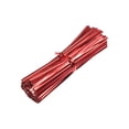 thumbnail image 4 of Unique Bargains 3' Metallic Twist Ties for Bags Cable Craft DIY Organizer Red 2000pcs, 4 of 4