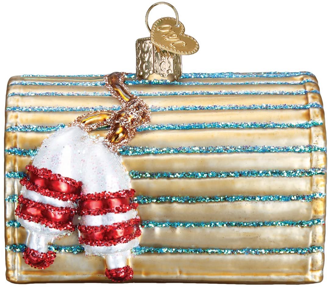 Old World Christmas Glass Blown Ornament, Lobster Trap (With OWC Gift Box) - image 3 of 6