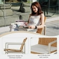 thumbnail image 6 of Grand Patio Bromma 4-Piece Steel Outdoor Conversation Sets with Beige Cushions, 6 of 8