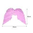 thumbnail image 4 of BELOVING Angel Décoration de Robe Fantaisie Angel Costume pour Festivals Mariage Mascarade Rose, 4 of 9