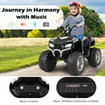 thumbnail image 5 of Resenkos 24V Kids Ride On Electric ATV, Ride On Toy Car for Kids 3-8 Boys & Girls Black, 5 of 8