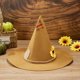 thumbnail image 3 of Txlixc Sombrero de espantapájaros, Sunflower felt Wizard hat role play Fittings para Halloween Txlixc moda, 3 of 9