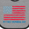 thumbnail image 4 of Inktastic My 1st Memorial Day American Flag Boys or Girls Baby Bib, 4 of 4