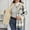 Gray, variant on Women's Plaid Sherpa Lined Jacket Hooded Fleece Coat Oversized Zip Up Winter Outerwear​​, Gray