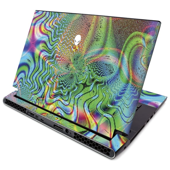 Skin Decal Wrap Compatible With Alienware m15 R2 (2019) Sticker Design Psychedelic