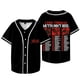 thumbnail image 1 of Leon Thomas Mutts Don't Heel Tour 2025 Chaqueta de béisbol Camiseta Mujer Hombre Camisetas de manga corta con cuello en V, 1 of 6