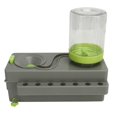 thumbnail image 2 of Limpiador de pinceles de plástico con tubo de drenaje para aulas, exteriores, familia, gris y verde, 2 of 14