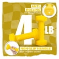thumbnail image 4 of Set de mancuernas Yes4All DS24 de neopreno hexagonal de 2 kg, color amarillo, 4 of 8