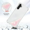 thumbnail image 4 of Compatible with Samsung Galaxy A14 5G Case Glitter Luxury Cute Love Liquid Quicksand Clear Soft TPU Girls Women Stylish Bumper Shockproof Protective Case for Samsung Galaxy A14 5G Pink YB, 4 of 14