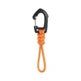 thumbnail image 1 of Clip de gancho de cordón trenzado de cuerda de paraguas de 7 núcleos para llaves/hombres/mujeres (naranja corto), 1 of 3