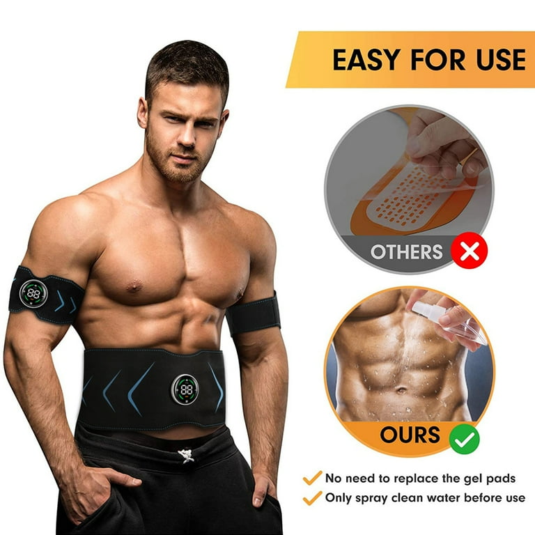 EMS Trainer ABS Stimulator Machine, USB Rechargeable Abdominal