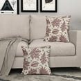 thumbnail image 3 of Burgundy Red Fall Pillow Covers 16x16 Set of 2 Cream Maple Leaf Print Autumn Colored Harvest Decorative Outdoor Pillowcases Farmhouse Seasonal Throw Cushion Case Decor for Home Couch Sofa Bed, 3 of 6