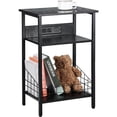 thumbnail image 2 of End Tables Living Room - Nightstand with Charging Station, 3-Tier Side Table with USB Ports and Outlets, Nightstands with Storage Shelves, Sofa Table for Small Space Living Room Bedroom, 2 of 7