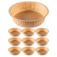 thumbnail image 1 of 10 moldes de papel desechables para hornear pasteles, resistentes al calor., 1 of 6
