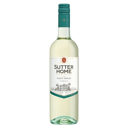 Sutter Home Pinot Grigio White Wine, 750mL Wine Bottle