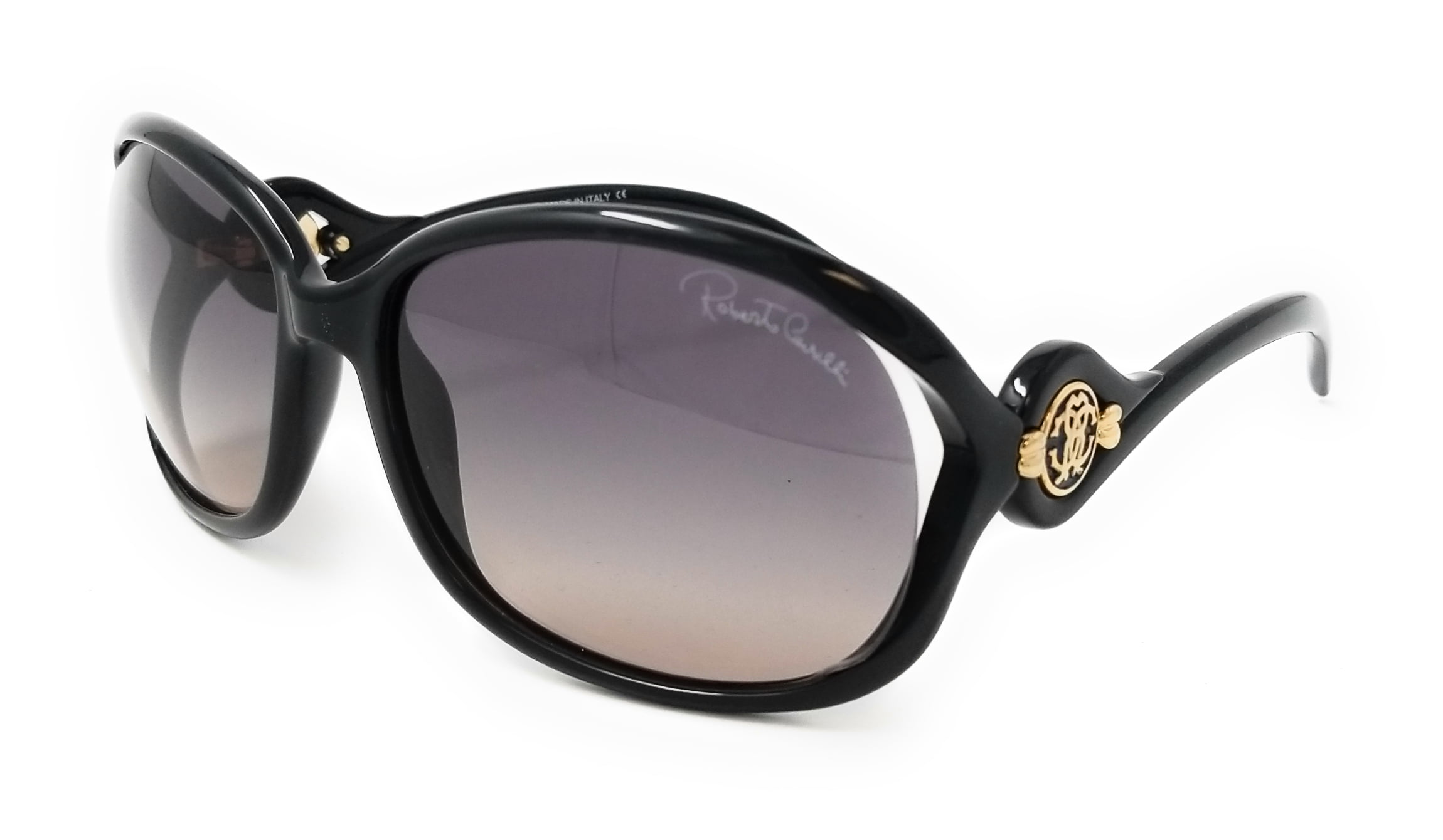 Roberto Cavalli - Roberto Cavalli Sunglasses 576 01B womens Black Frame ...