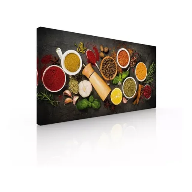 Cuadro Decorativo, Para Comedor, Especias Para Cocina