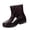 Red, variant on Short Rain Boots for Women Waterproof Wide Calf Garden Ankle Rain Boots Lightweight Anti Slipping Rubber Shoes for Outdoor, 37