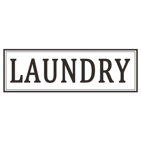 CEHVOM English Slogan Laundry Room Self-adhesive Wall Stickers Home Background Wall Painting Home Decor Glass Window Door Cabinet Decorative Wall Sticker Clearance