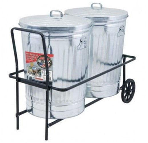 Behrens Trash Can Cart Rubber