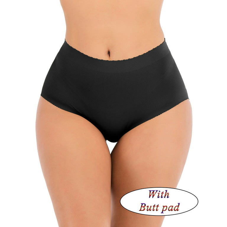 Thong Shapewear for Women Tummy Control Underwear High Waist Body Shaper  Butt Lifting Panties Apricot 