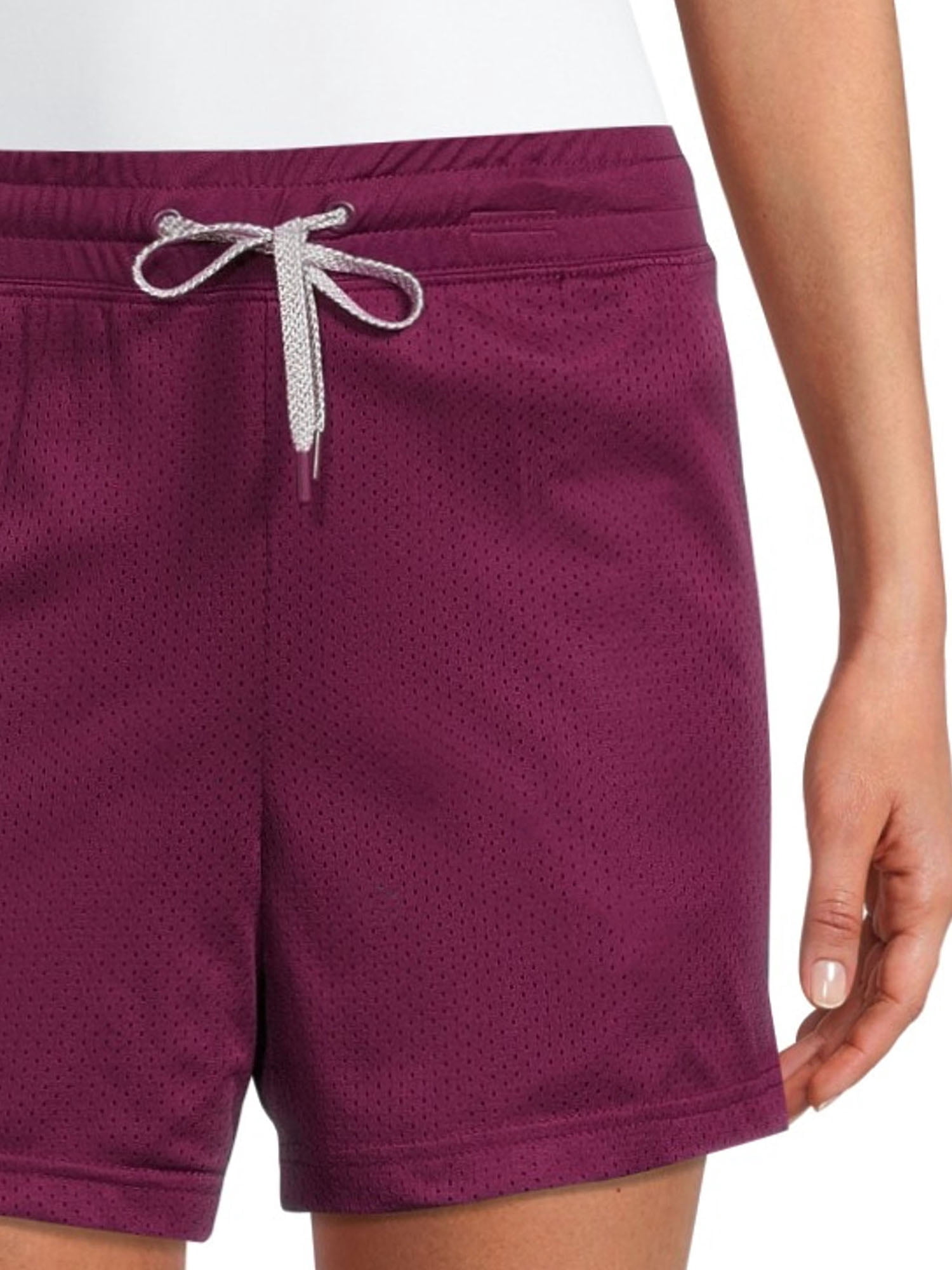 Athletic Works Women's Mesh Shorts with Pockets, 2-Pack